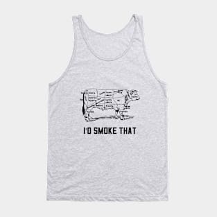 Barbecue Smoking Foodie Beef Lovers Tank Top